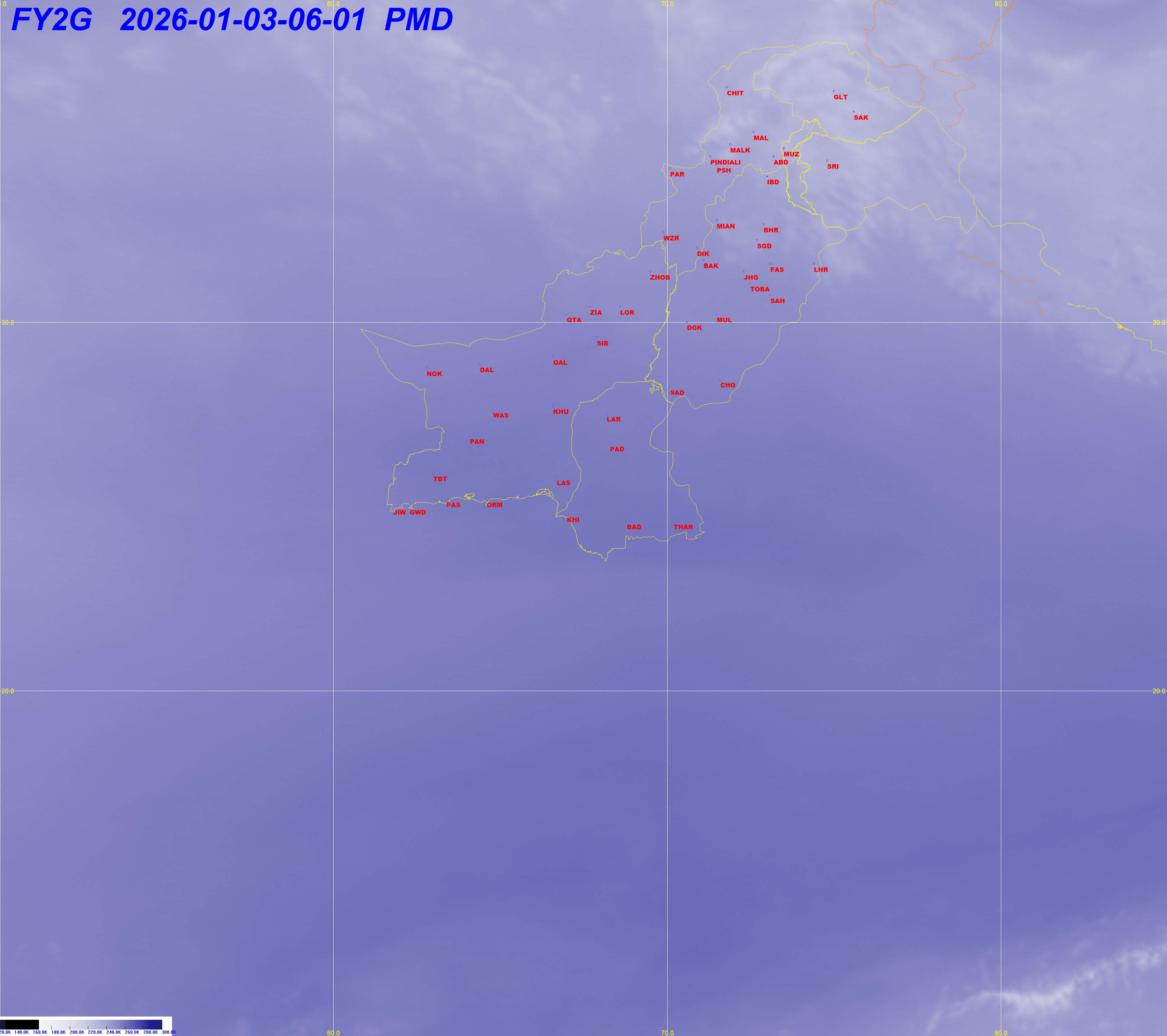 Water Vapour 2026-01-03 06:40:01  - FFD